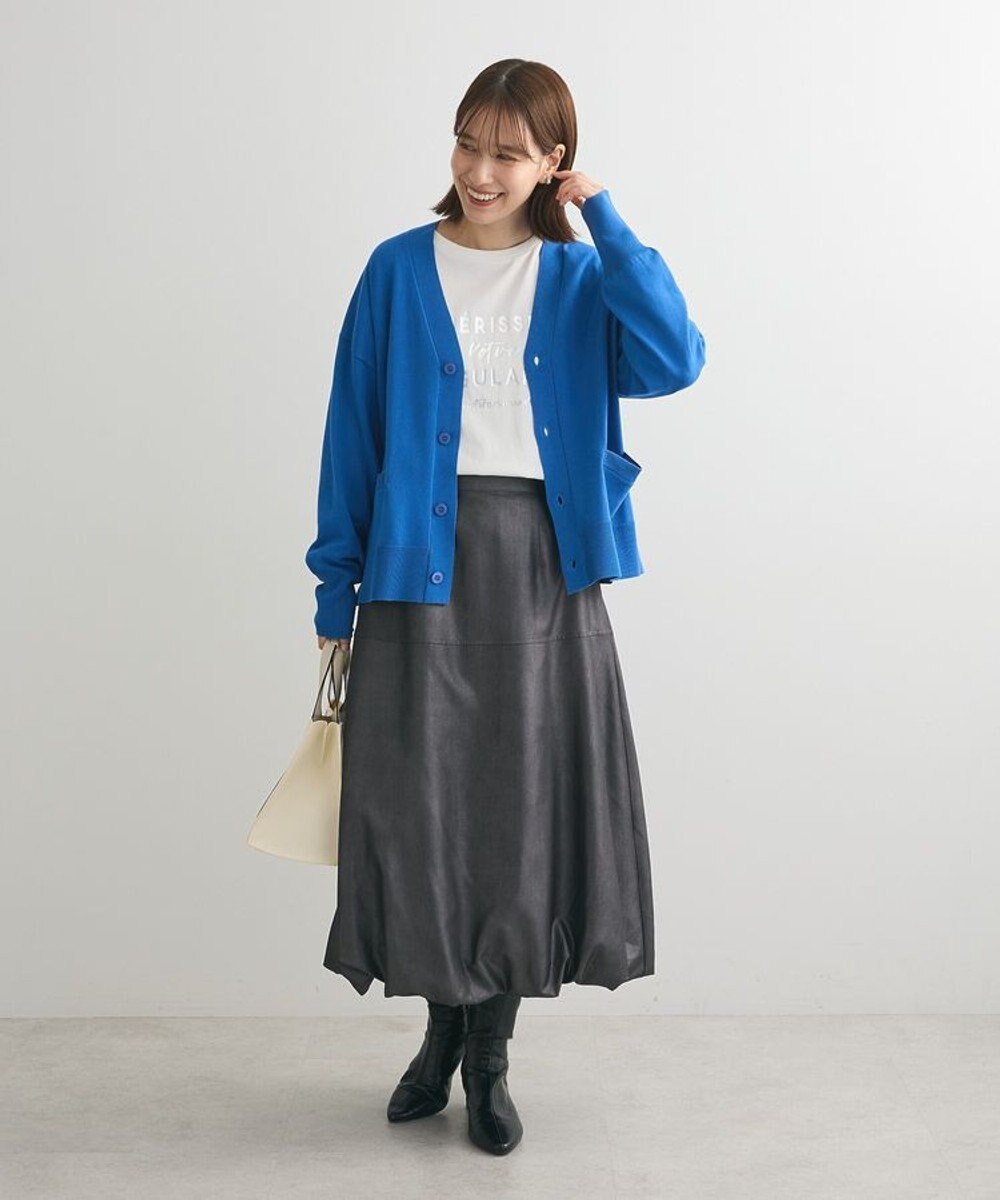 Green Parks 洗える　Ｖネックカーディガン 