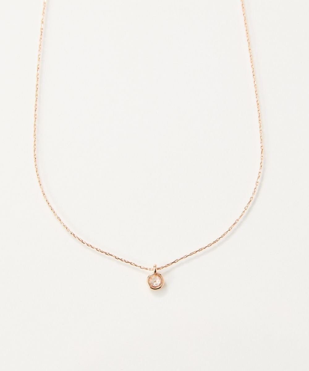 Phoebe 【限定セット】プチベゼルストーンネックレス×2wayグレースツイストラインイヤリング 