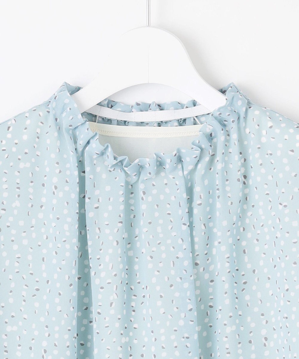 J.PRESS LADIES S 【洗える】hand drawn dots ボトルネック カットソー 