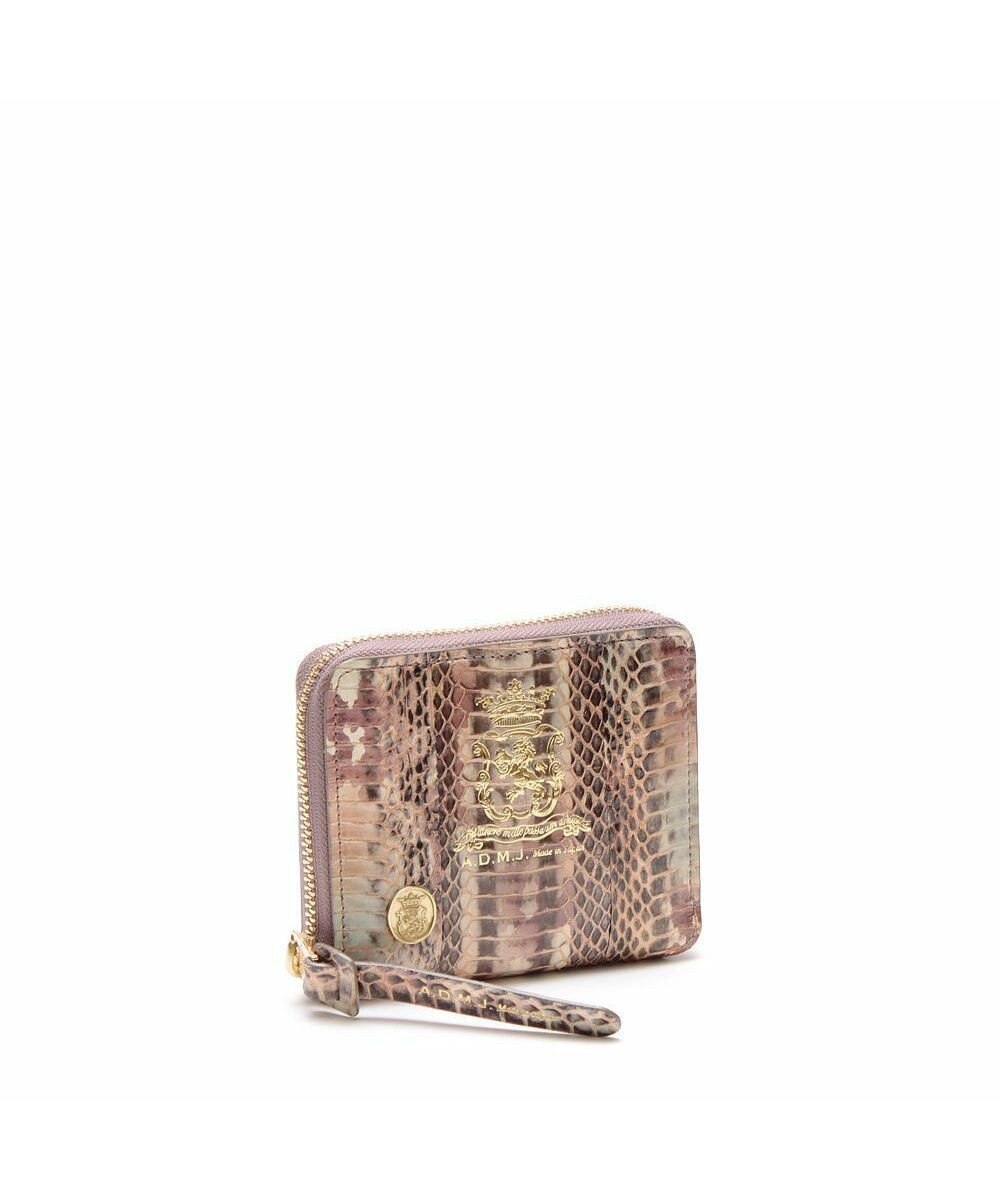 A.D.M.J. 【スネークレザー】スモールウォレット 