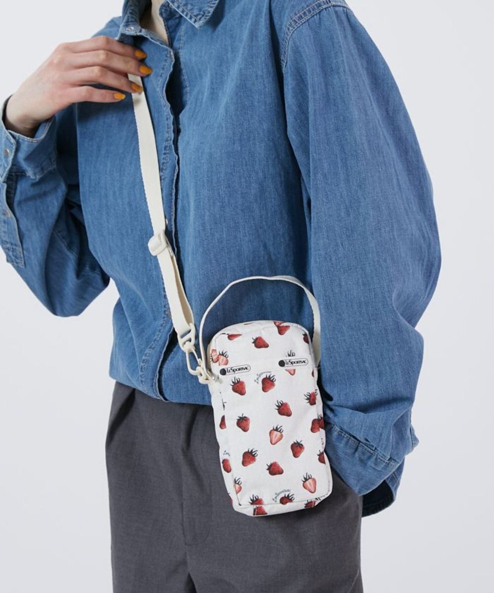 LeSportsac MINI PHONE CROSSBODY/ビタースウィートベリー 