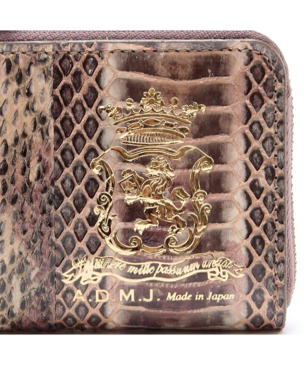 A.D.M.J. 【スネークレザー】スモールウォレット 