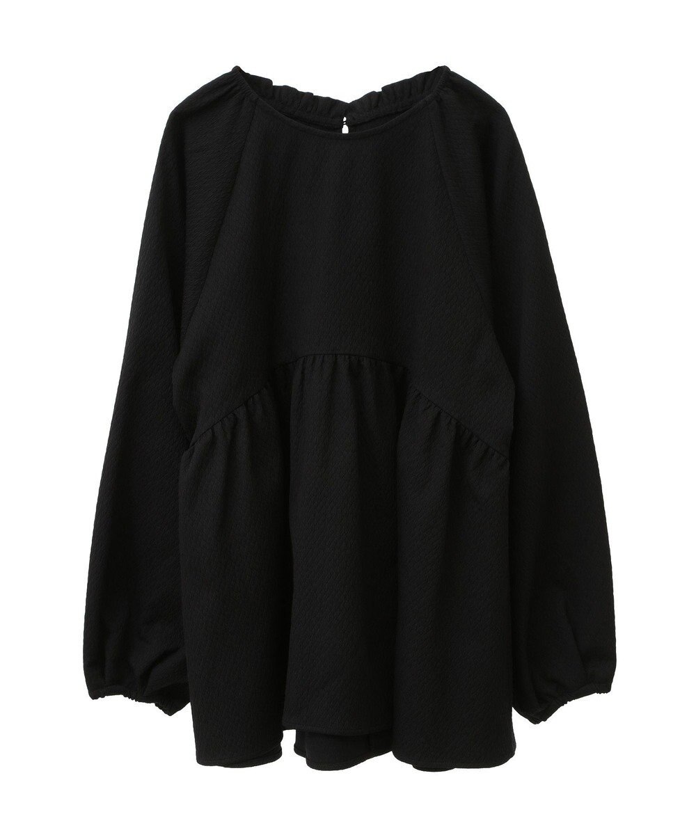 AMERICAN HOLIC ラグランジャガードロングブラウス 