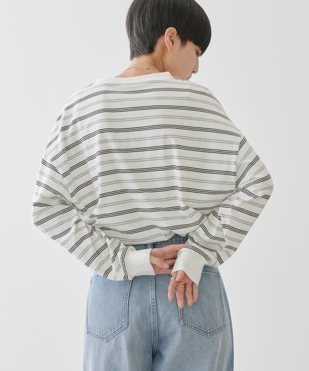 AMERICAN HOLIC ランダムボーダーＢＩＧ　Ｔシャツ 