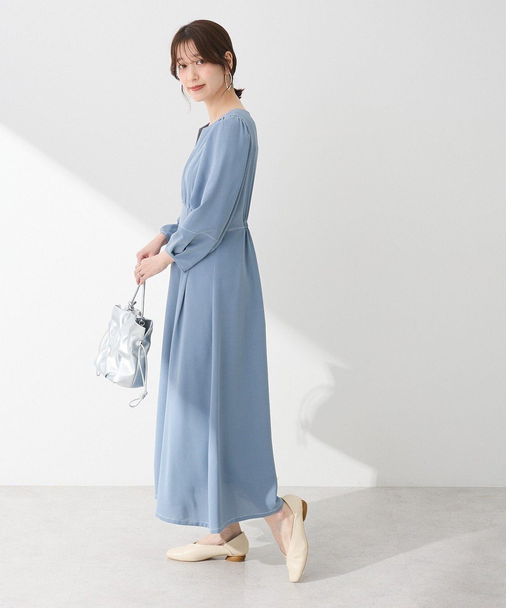 Green Parks ・ＥＬＥＮＣＡＲＥ　ＤＵＥボリュームスリーブワンピー 