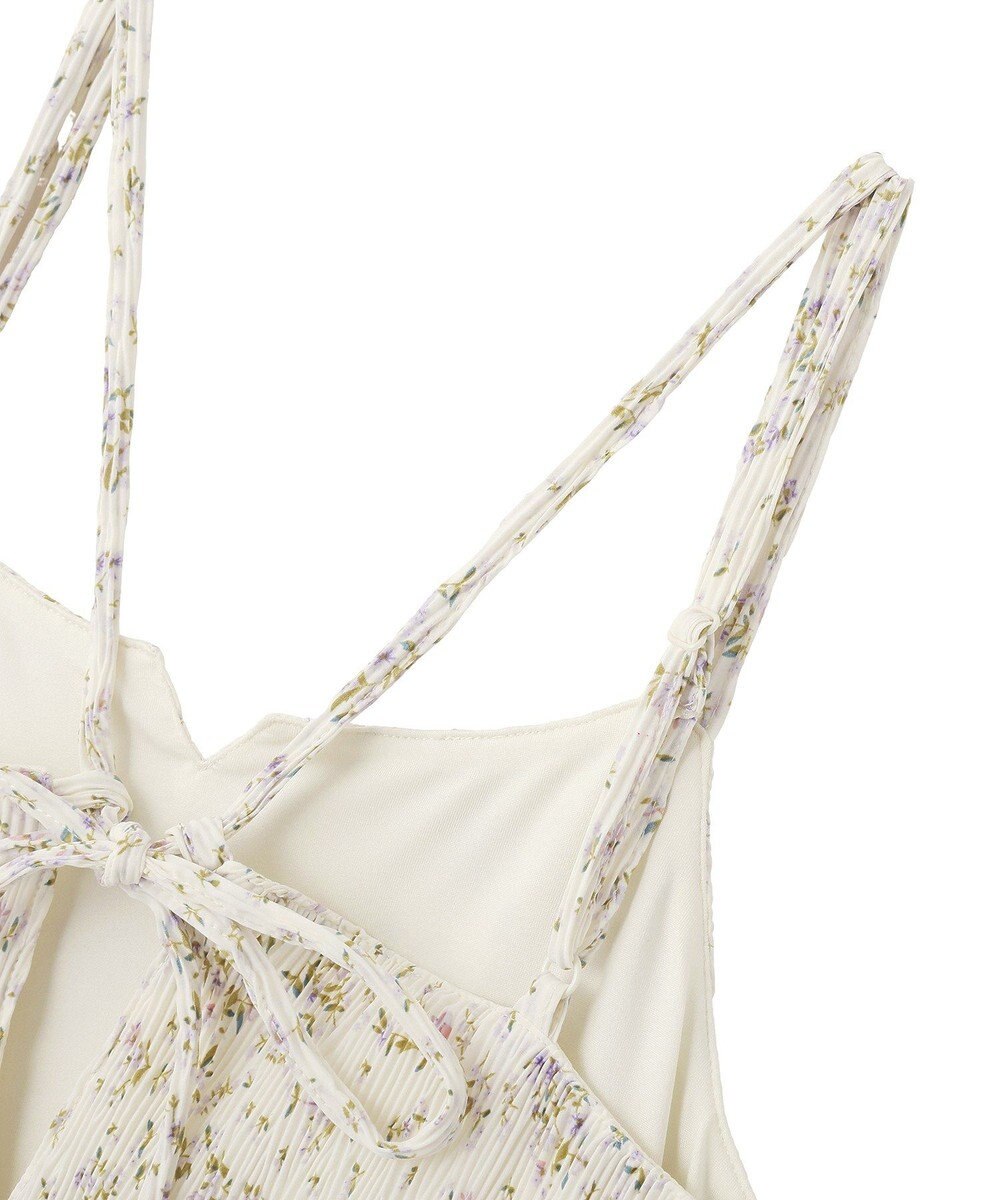 earth music&ecology フラワーバッククロスキャミワンピース 