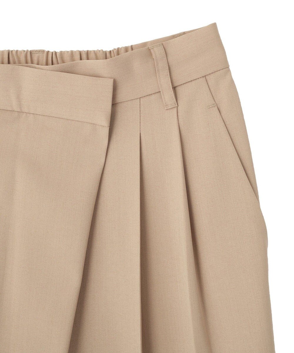 Green Parks アシメウエストタックパンツ 