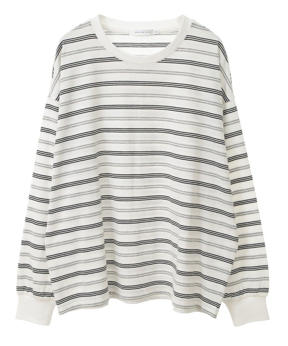 AMERICAN HOLIC ランダムボーダーＢＩＧ　Ｔシャツ 