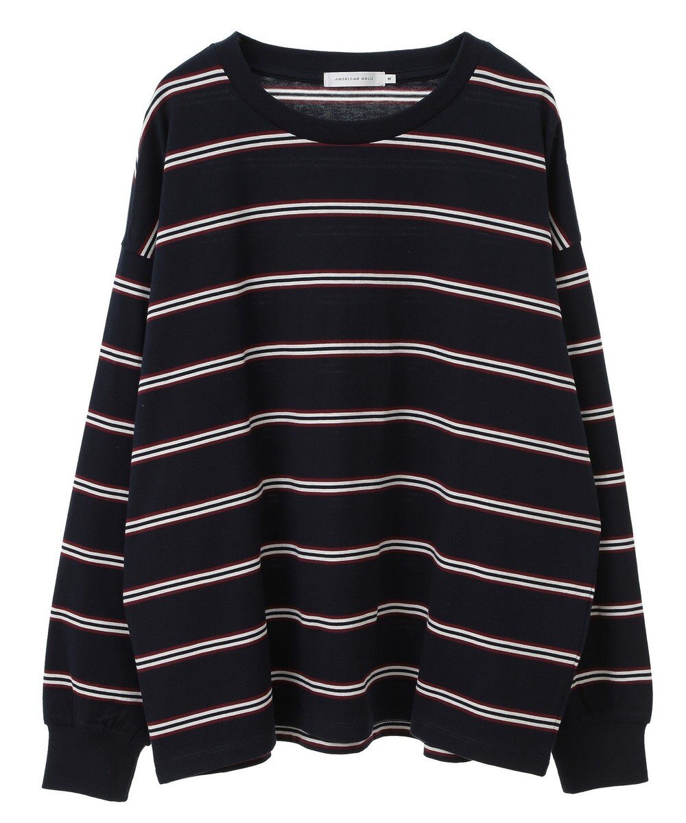 AMERICAN HOLIC ランダムボーダーＢＩＧ　Ｔシャツ 