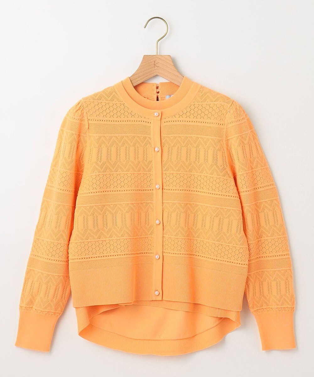 組曲 【2SET・WEB限定】編地ニット ツインセット 