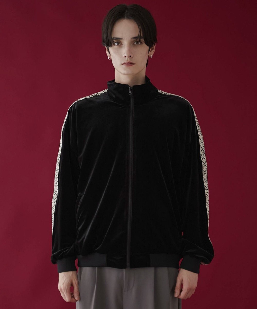 WEGO ベロアライントラックジャケット 