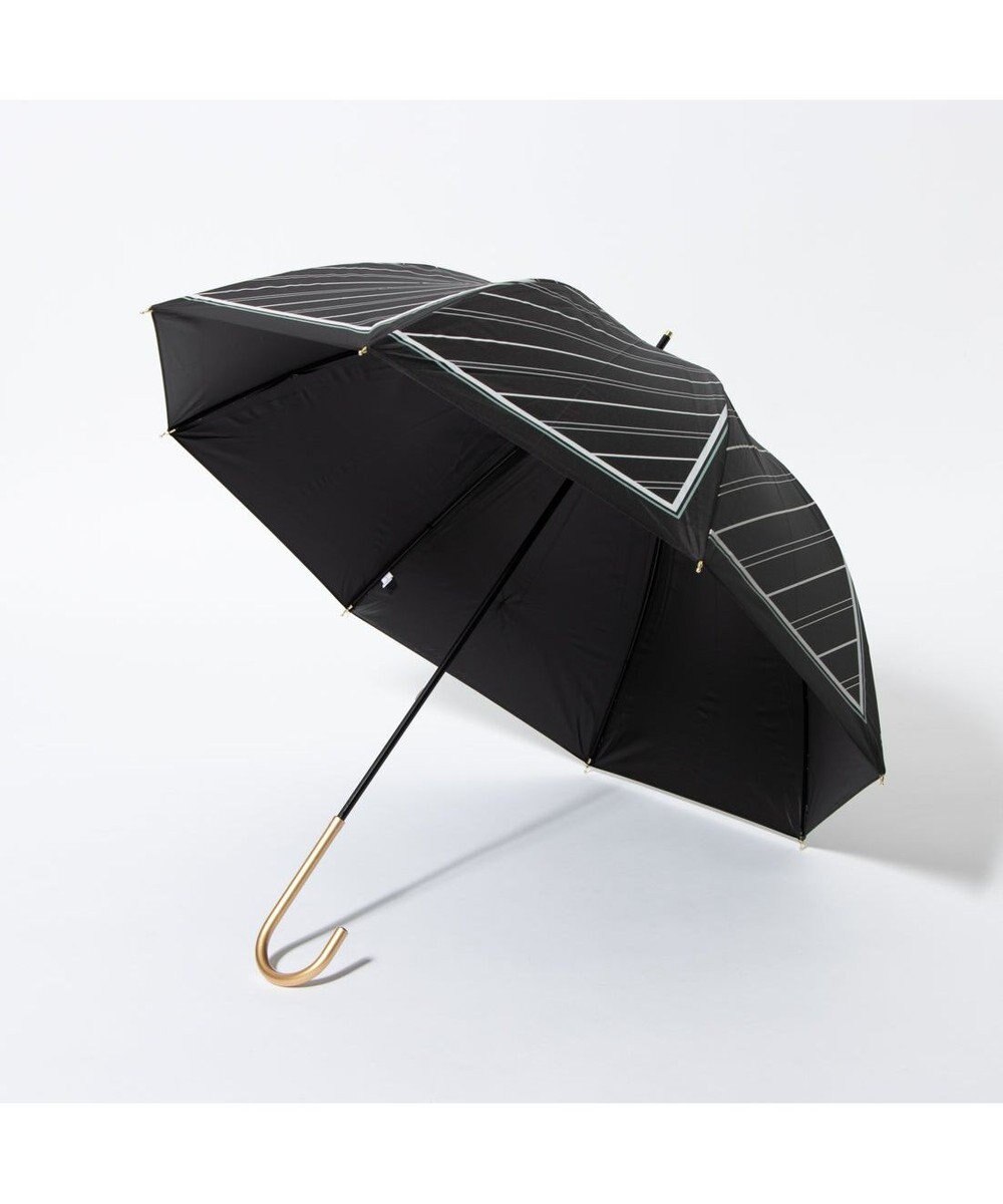 UNBILLION cache nez / ストライプスカーフプリントバルーンショートパラソル 