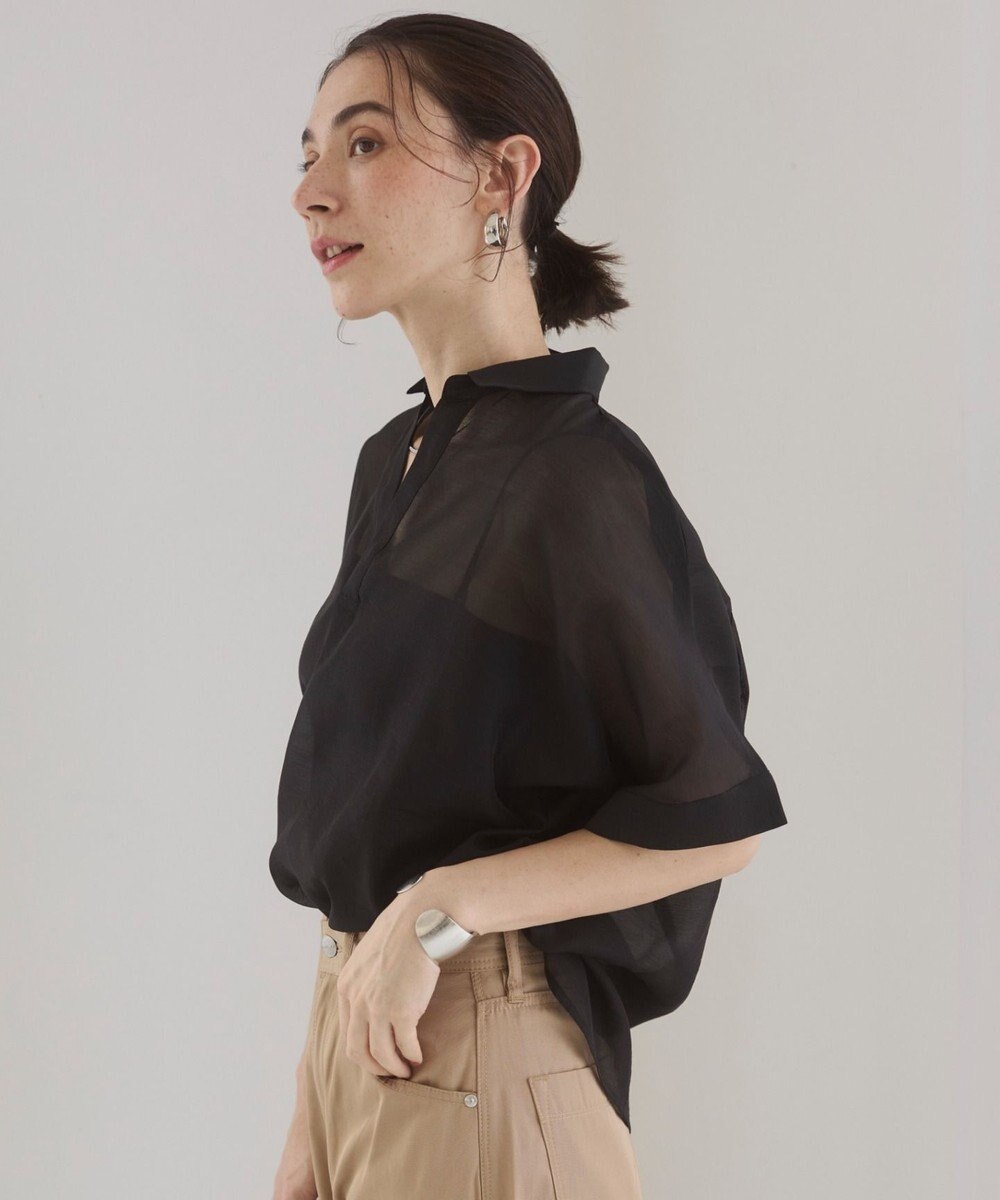WEGO 【ANGIE VINTAGE】スキッパーシアーシャツ 