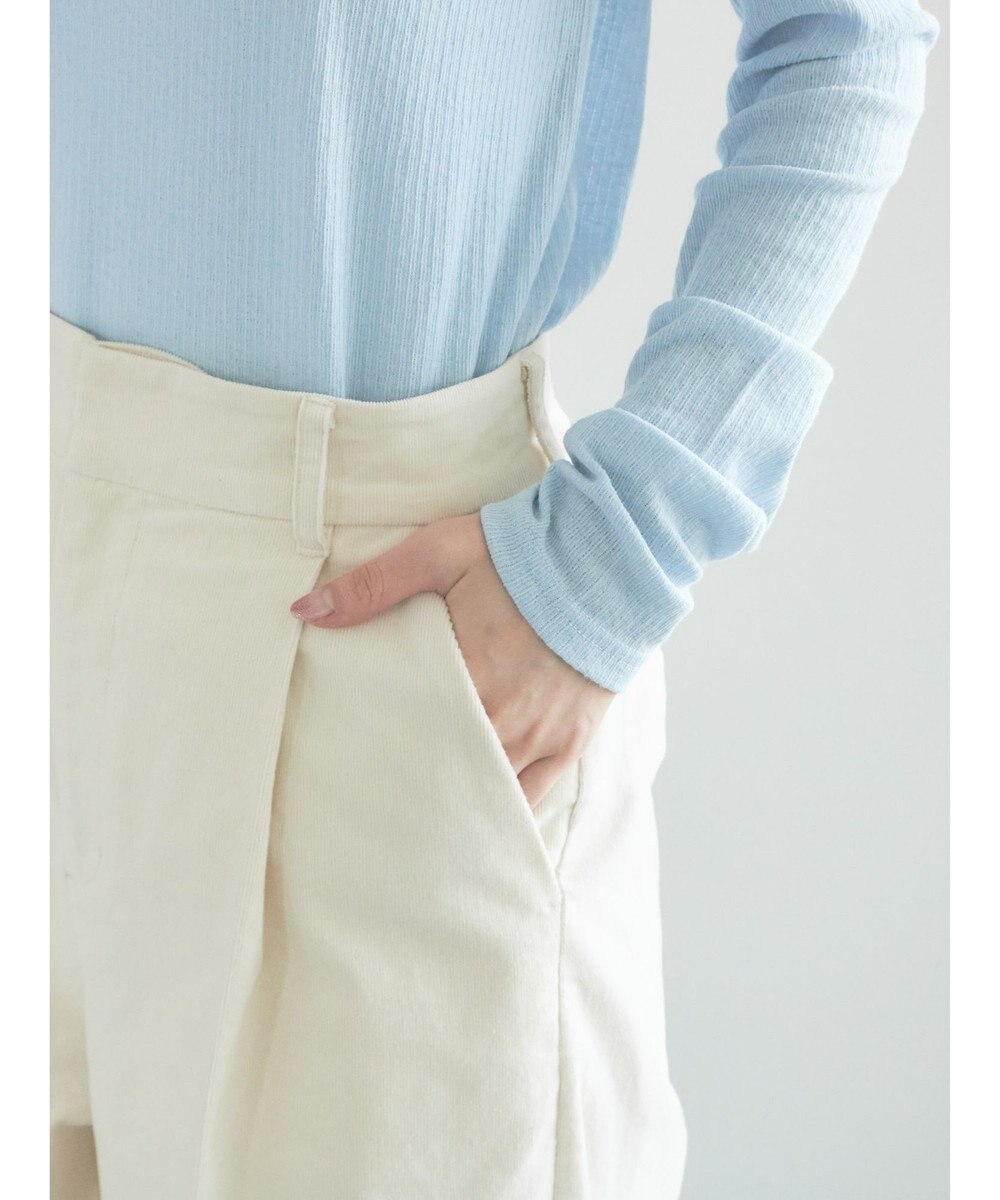 Te chichi 【宮本茉由着用】コーデュロイワイドパンツ 