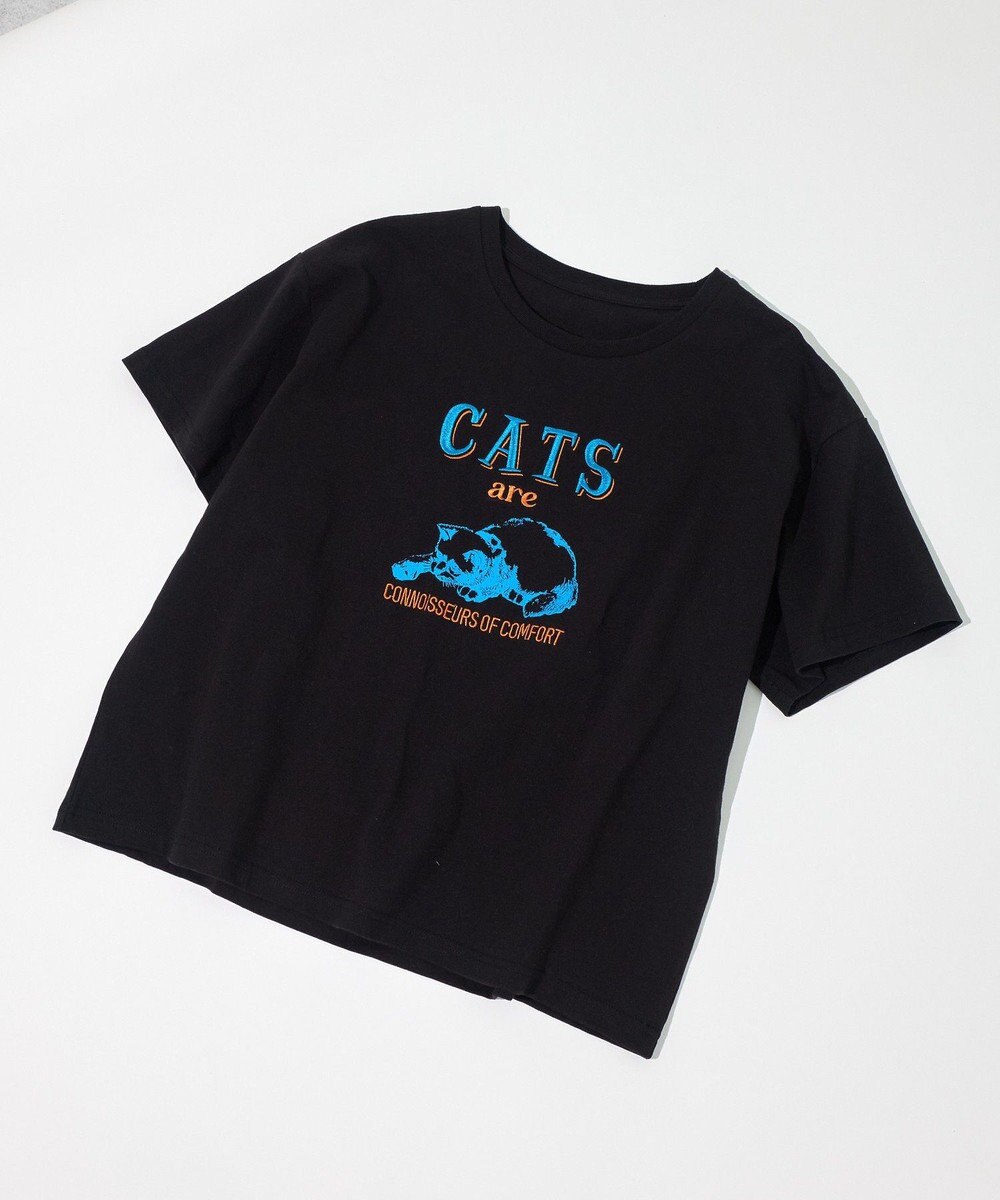 earth music&ecology 刺繍Tシャツ 