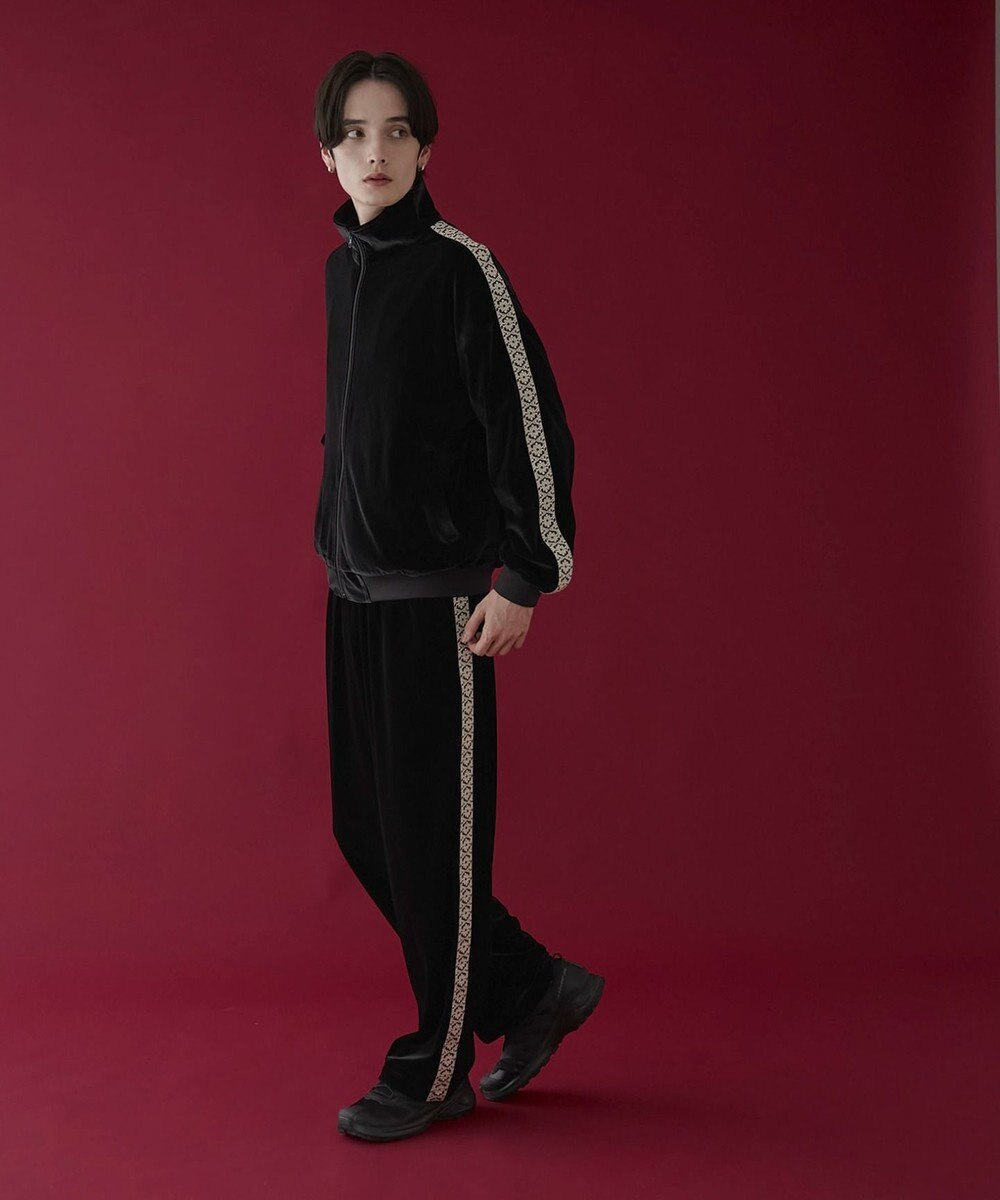 WEGO ベロアライントラックジャケット 