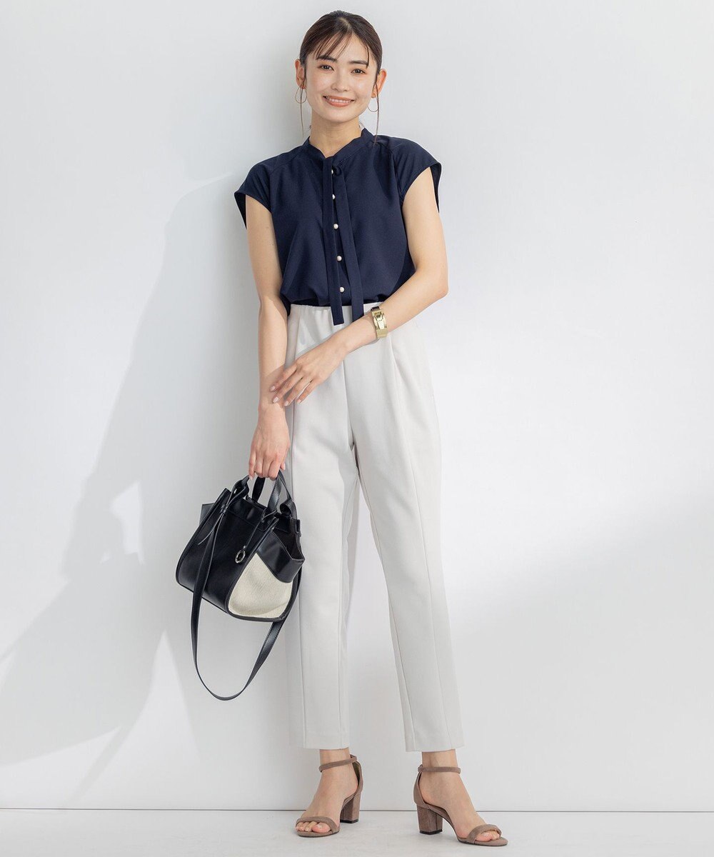 組曲 【吸湿・冷感・UVケア】スタイルアップジャージー パンツ 