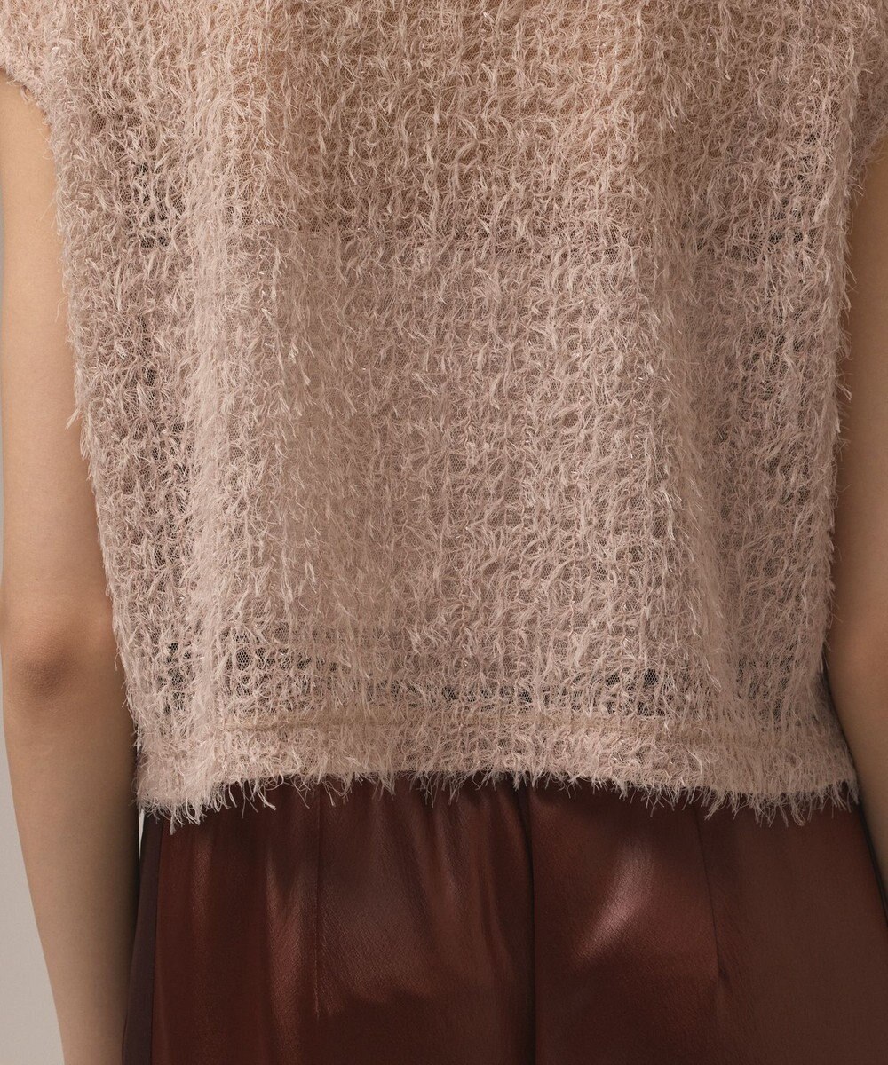 GRACE CONTINENTAL バックフレアチュールトップ 