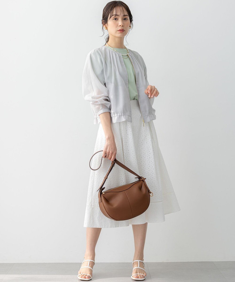 組曲 L カラーボイルノーカラー ブルゾン 