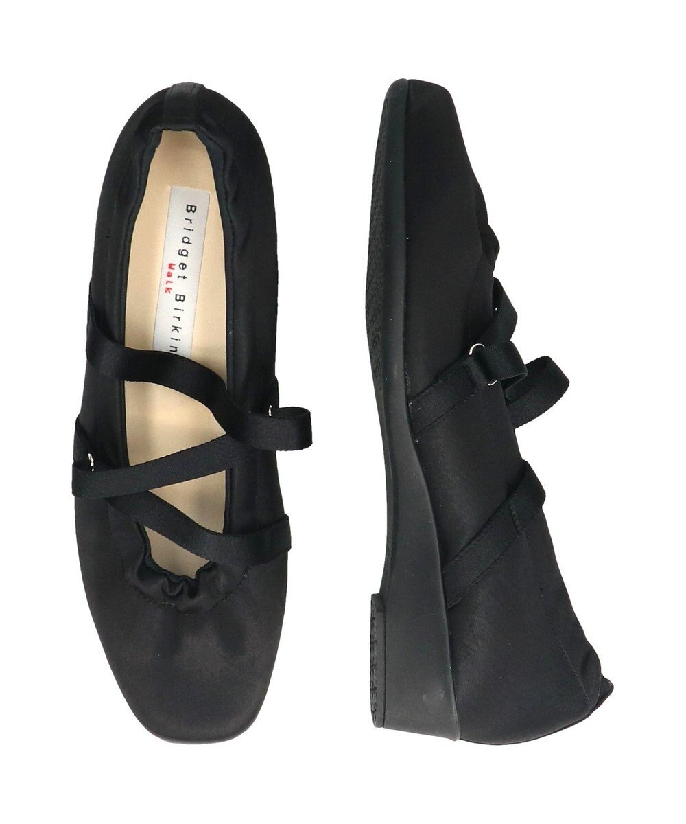 Bridget Birkin ＜3E＞【Bridget Birkin Walk】サテンギャザーウォーキングパンプス 