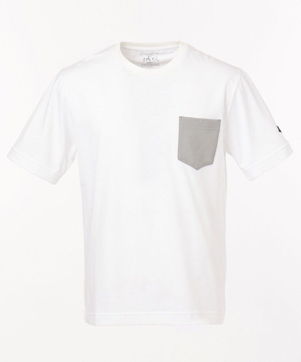 JOSEPH ABBOUD MOUNTAIN JC天竺Ｘドットエアー Tシャツ 