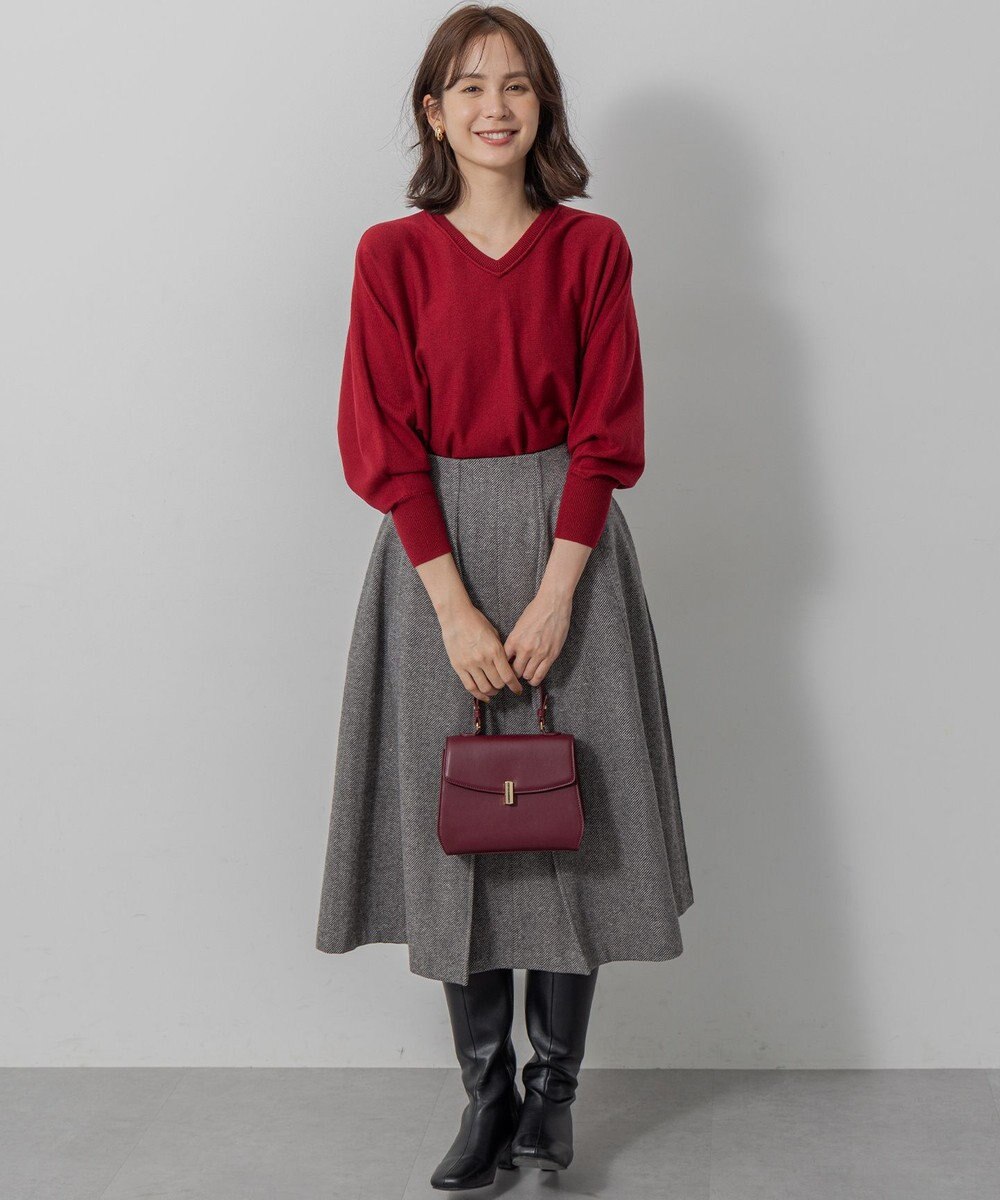 組曲 S 【前後着用可】ニューシックニットＶネック プルオーバー 