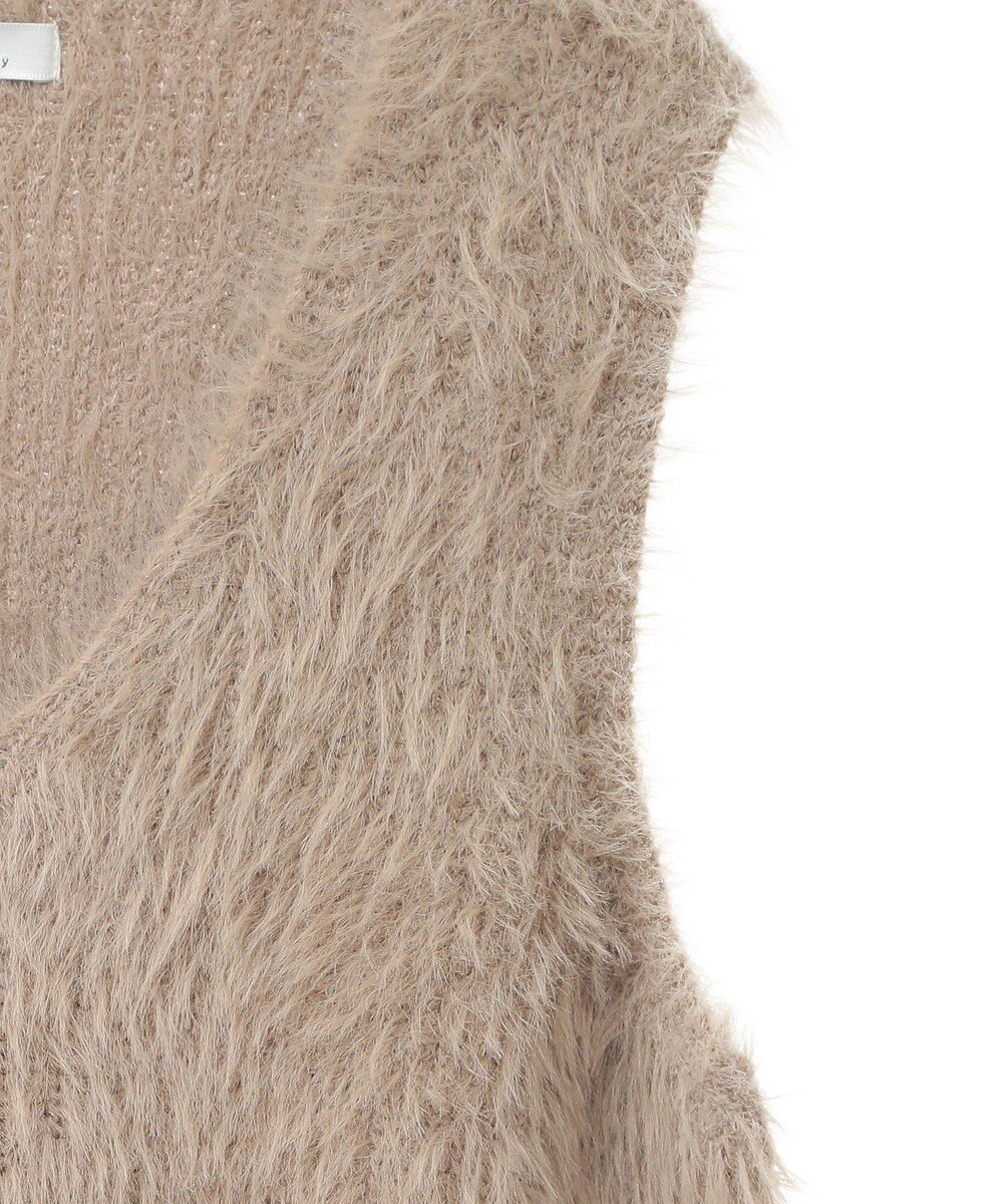 earth music&ecology シャギーベスト 