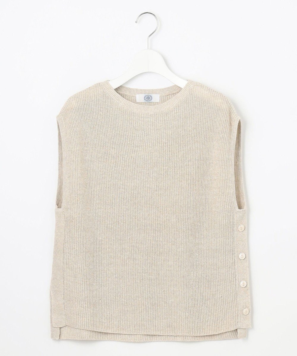 J.PRESS LADIES S 【洗える】Linen Cotton Vest  ニット ベスト 