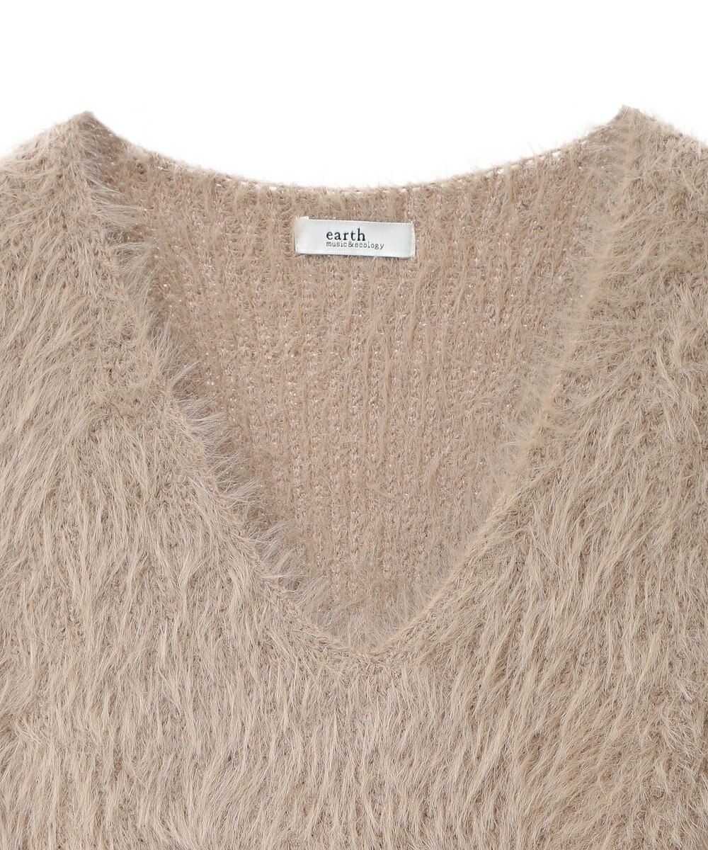 earth music&ecology シャギーベスト 