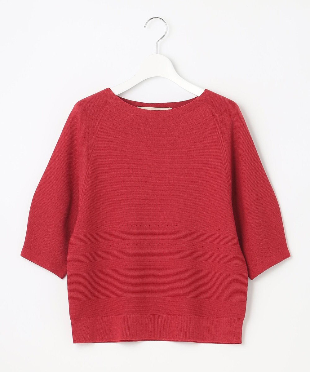 自由区 【XSサイズ～/洗える】ドライタッチホールガーメント ニット 