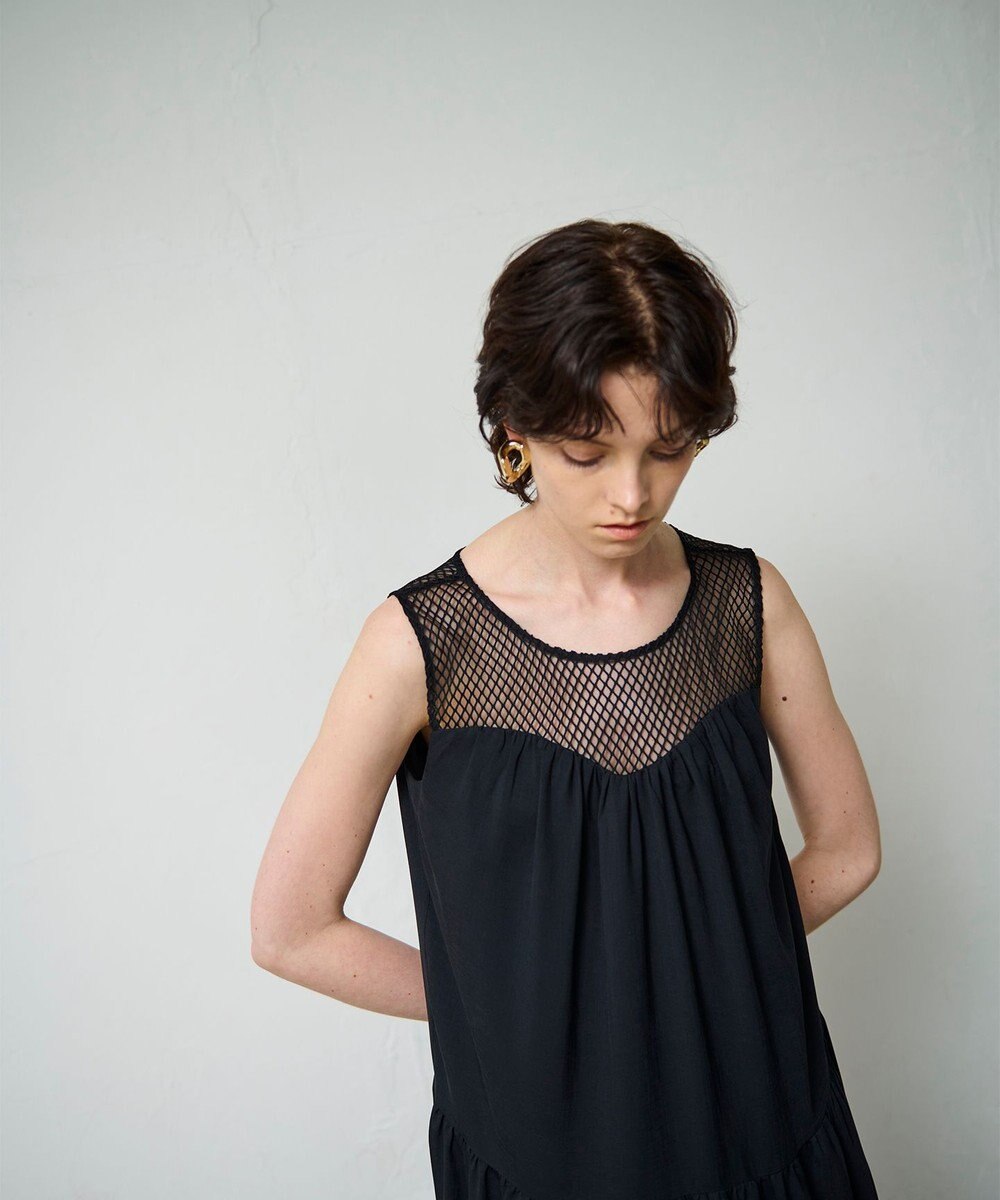 GRACE CONTINENTAL シアードレープマキシ 