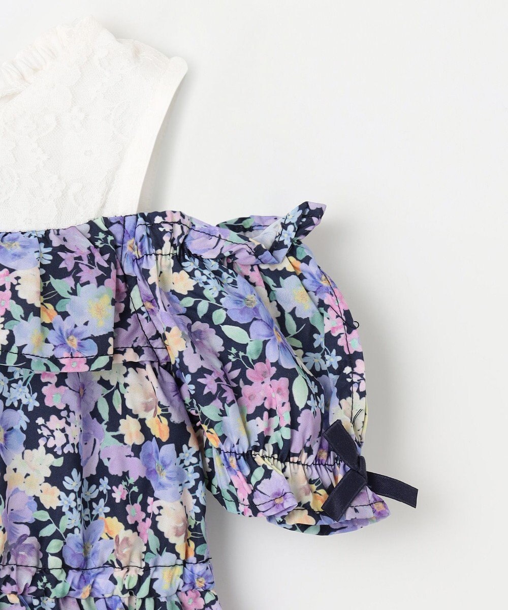 ANY KIDS オンオフショルダー ガーリー ワンピース 