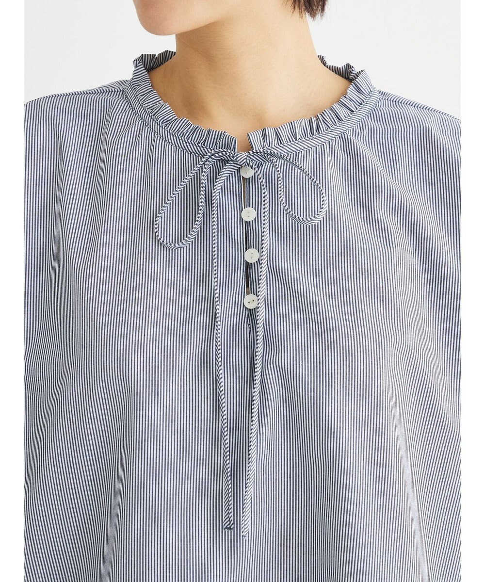 Green Parks スタンドフリルアソートブラウス 