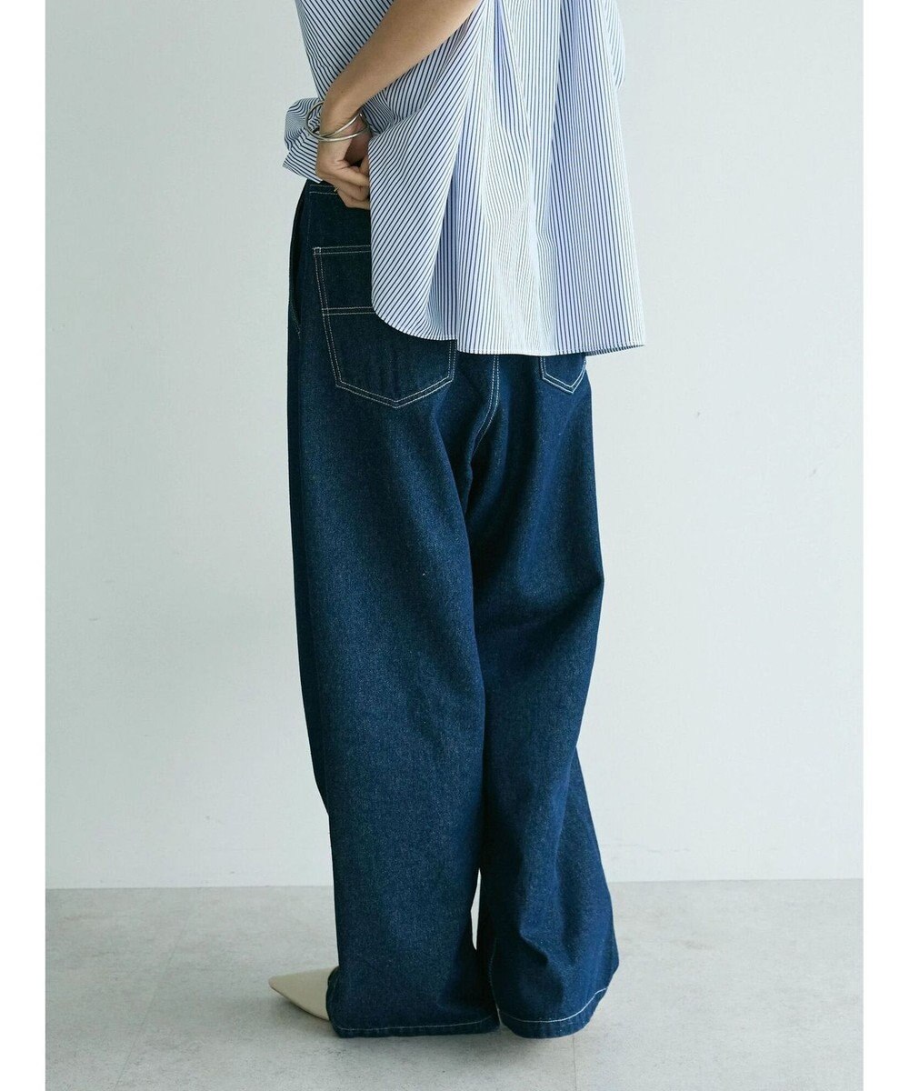 CRAFT STANDARD BOUTIQUE デニムハイウエストワイドパンツ 