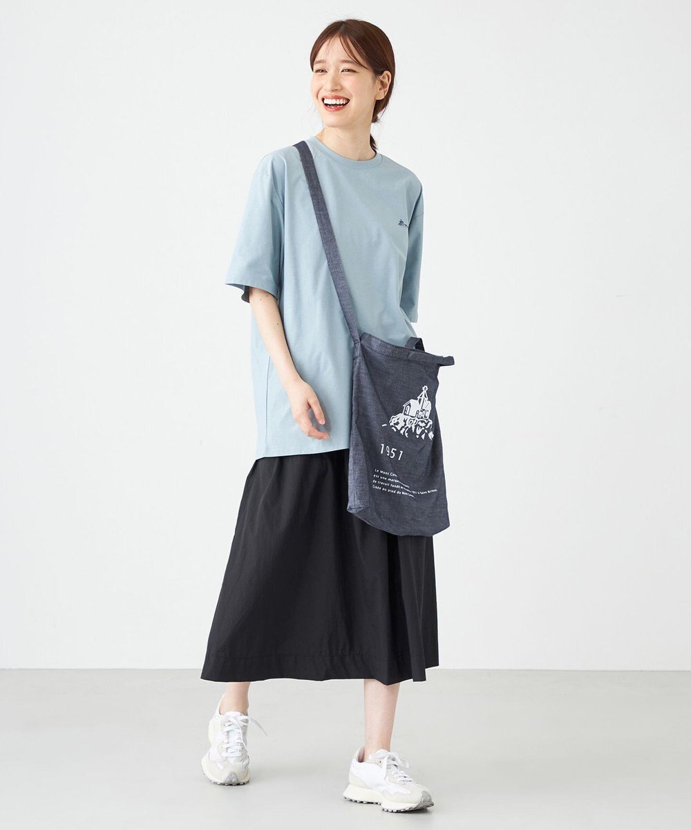 SHARE PARK LADIES 【撥水加工】イージーデニム２WAYロゴバッグ 