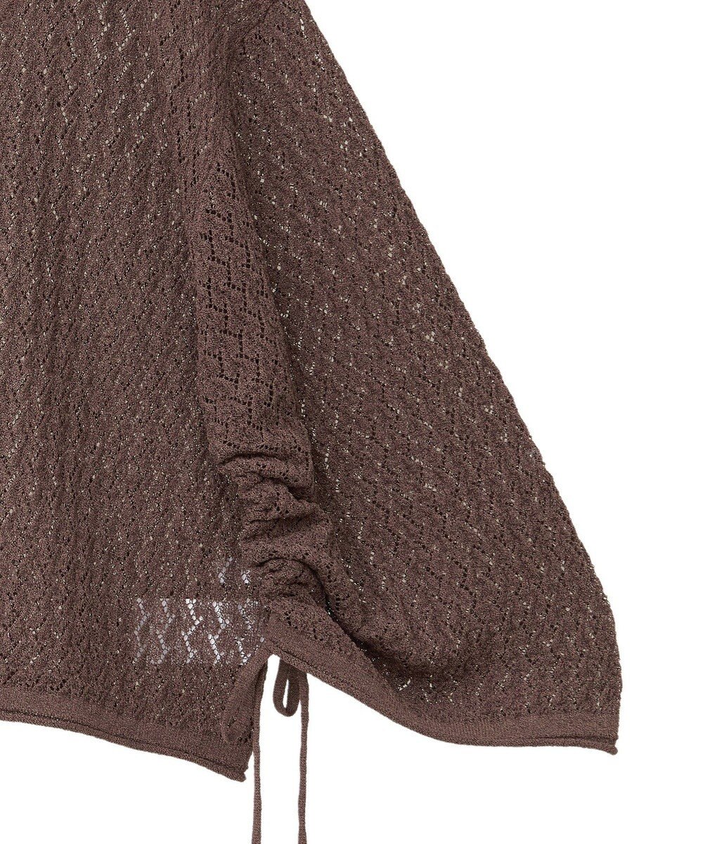 AMERICAN HOLIC 2WAYレース編みニットカーディガン 