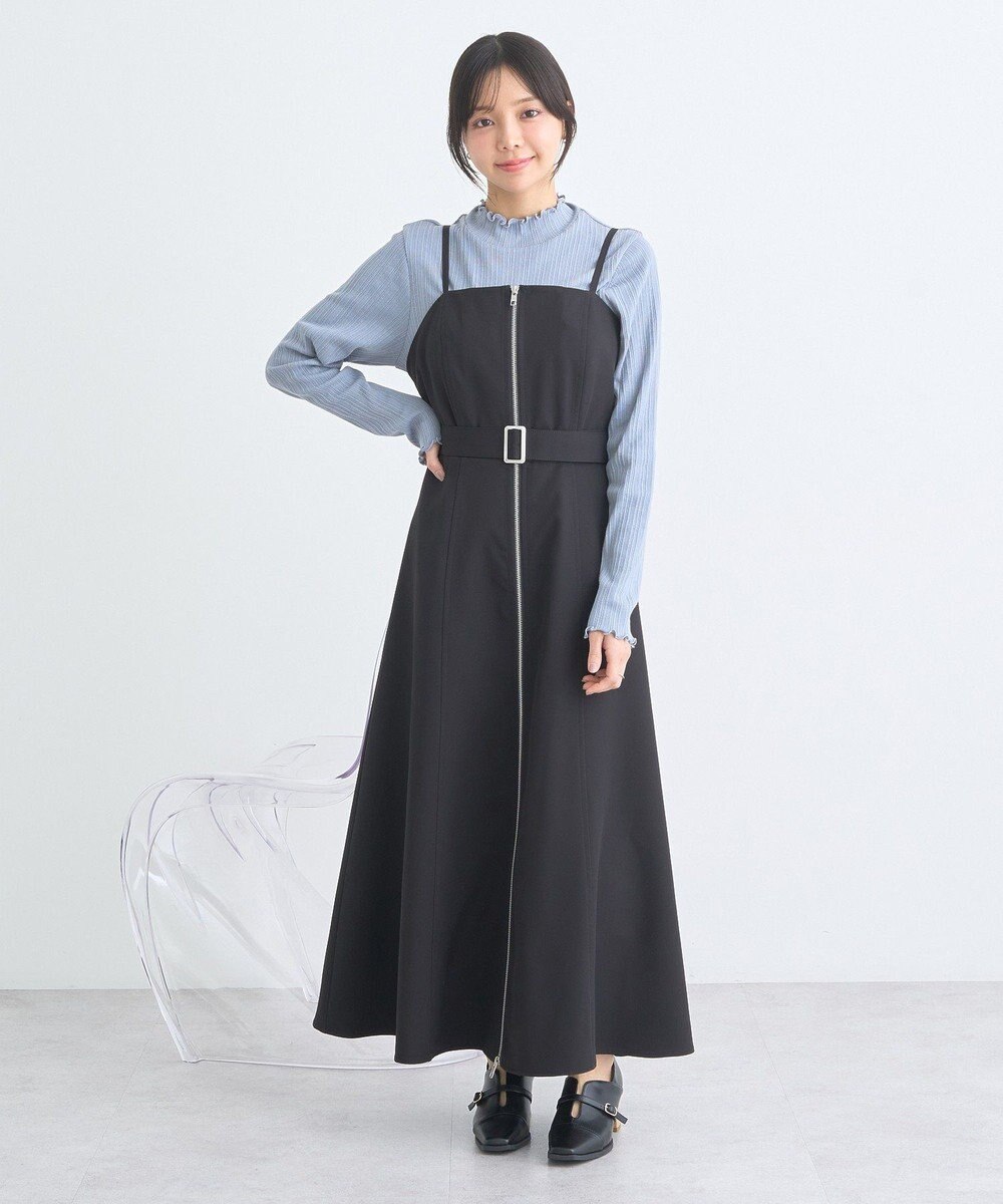 earth music&ecology ダブルジップキャミワンピース 