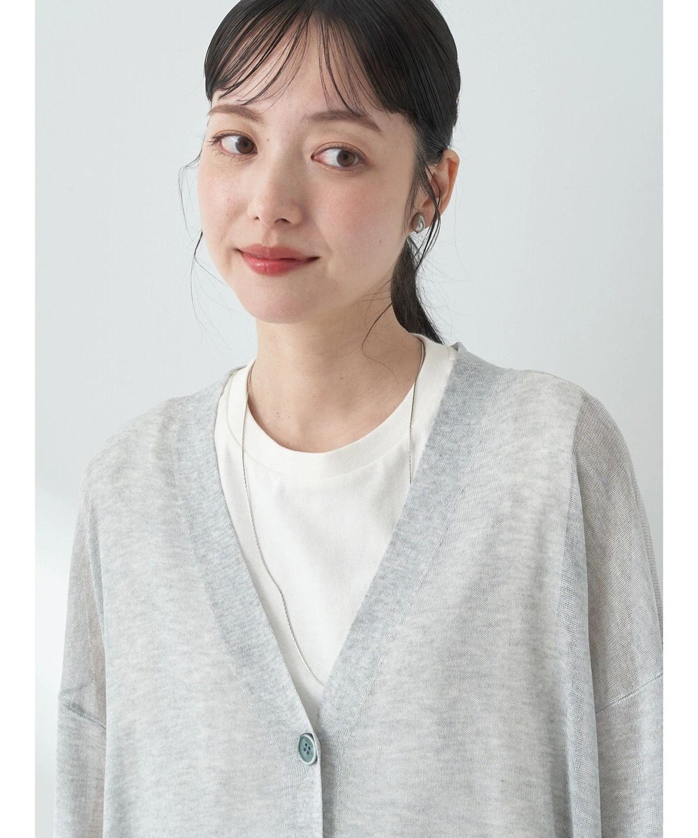 earth music&ecology シアーＢＩＧカーディガン 