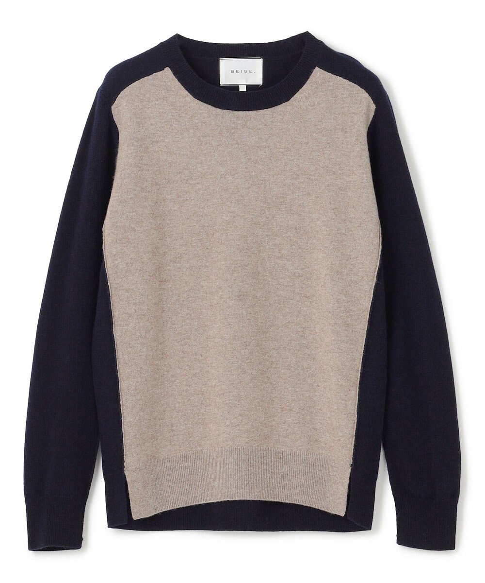 BEIGE， 【WEB限定・S-size】ROGAN / クルーネックニット 