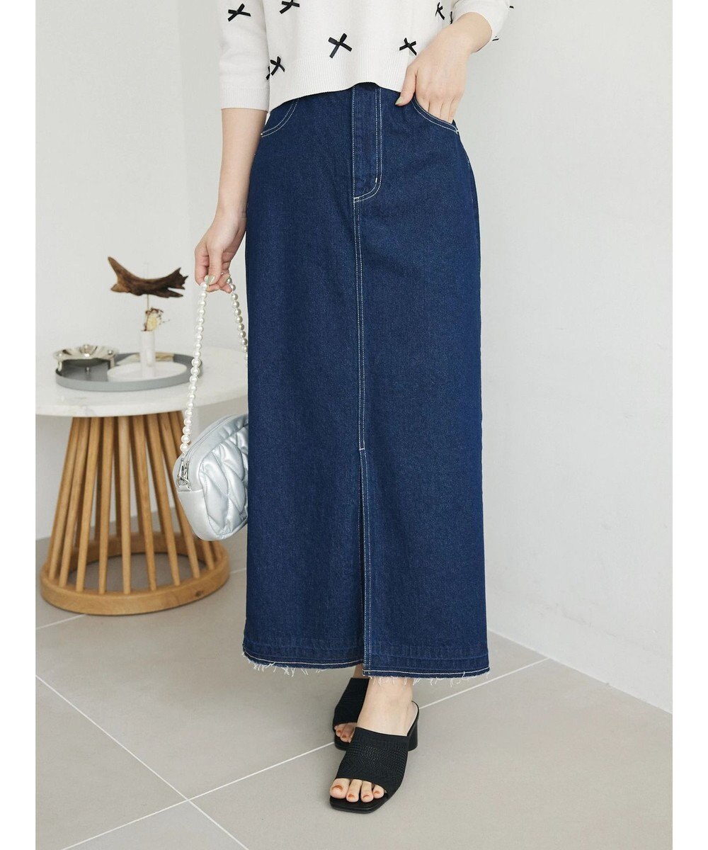 Green Parks ・ＥＬＥＮＣＡＲＥ　ＤＵＥ　デニムロングスカート 