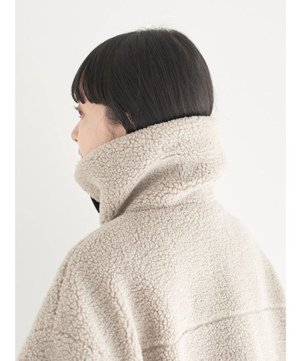 earth music&ecology リバーシブルボアブルゾン 