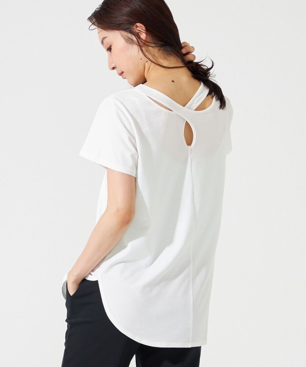 Chacott Chacott BALANCE バッククロスアクセントTシャツ 