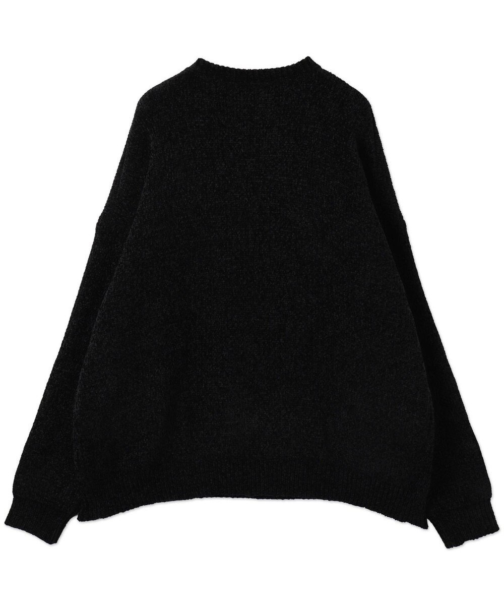 WEGO ベロアモールワンポイントプルオーバー 