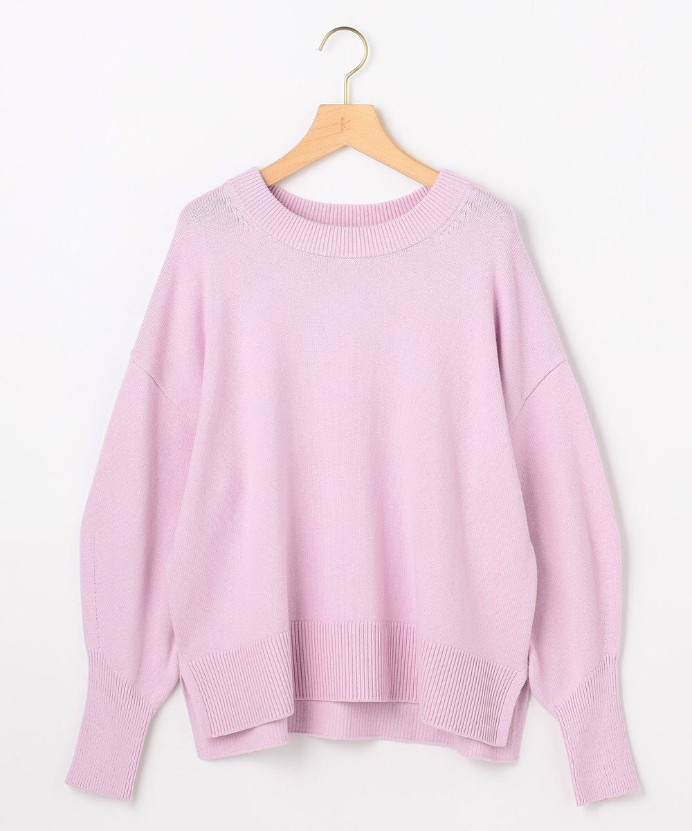 組曲 S コットンカシミヤMIX クルーネックニット 