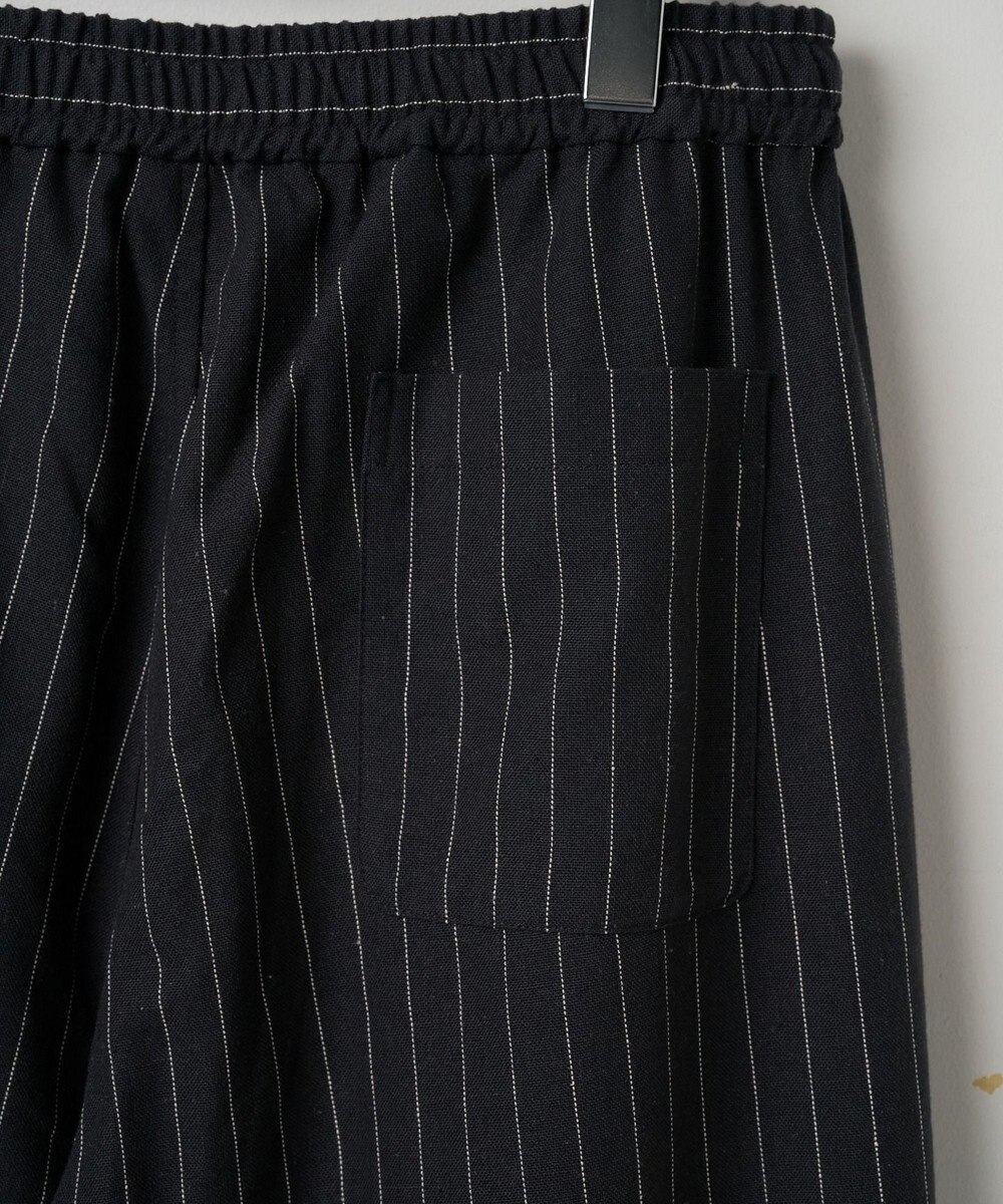 WEGO 【ユニセックス着用アイテム/手洗い可/SETUP可/ウエストゴム】リネンレーヨンイージーパンツ 