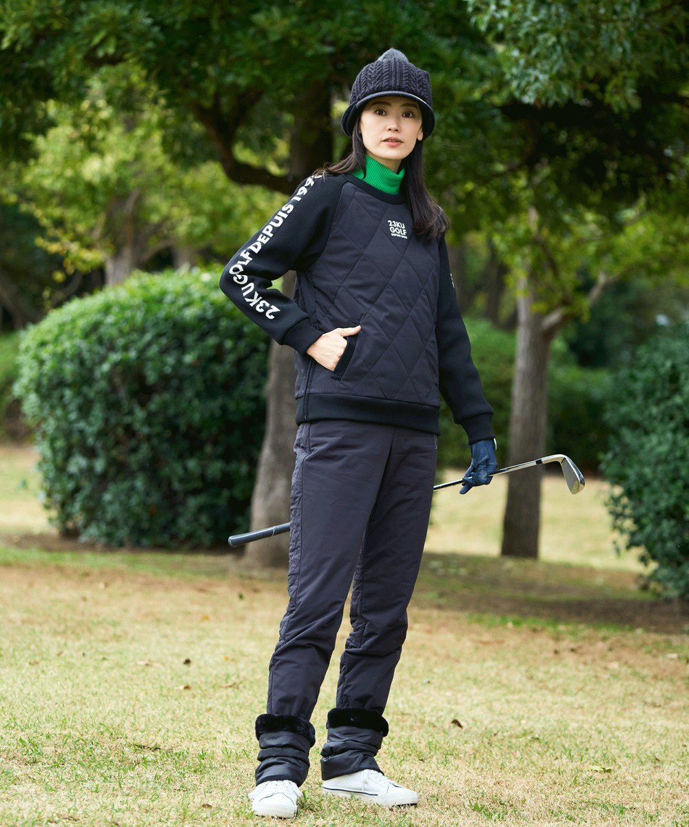 23区GOLF 【WOMEN】ストレッチ中綿カジュアルパンツ 