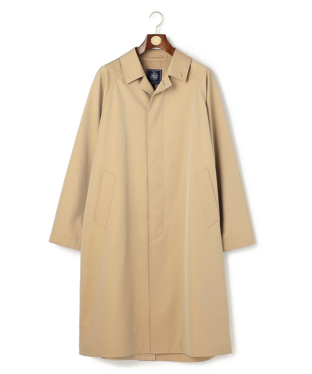 J.PRESS MEN 【J.PRESS ORIGINALS】【UNISEX】Cotton Like Polyester Balmacaan Coat 