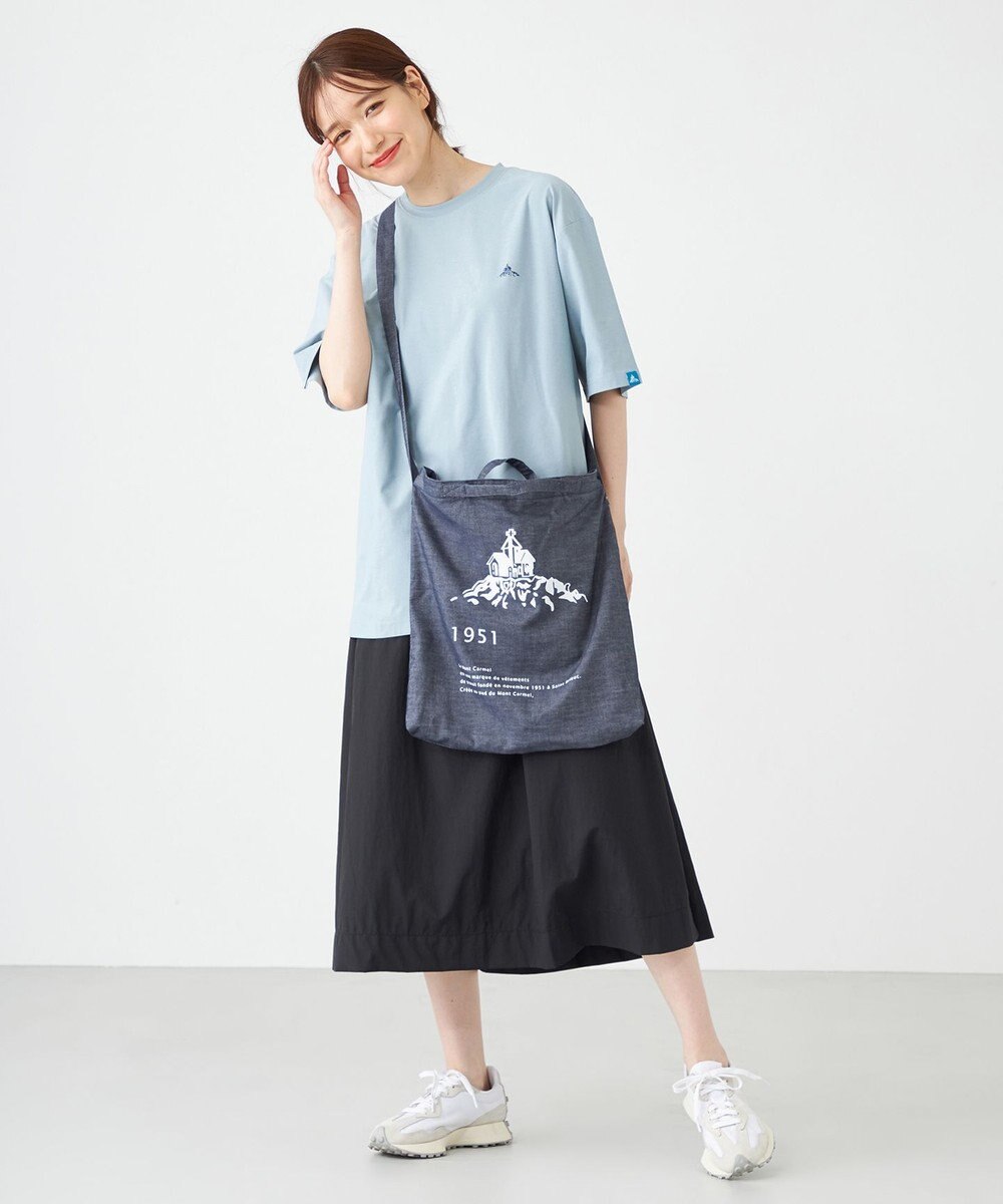 SHARE PARK LADIES 【撥水加工】イージーデニム２WAYロゴバッグ 