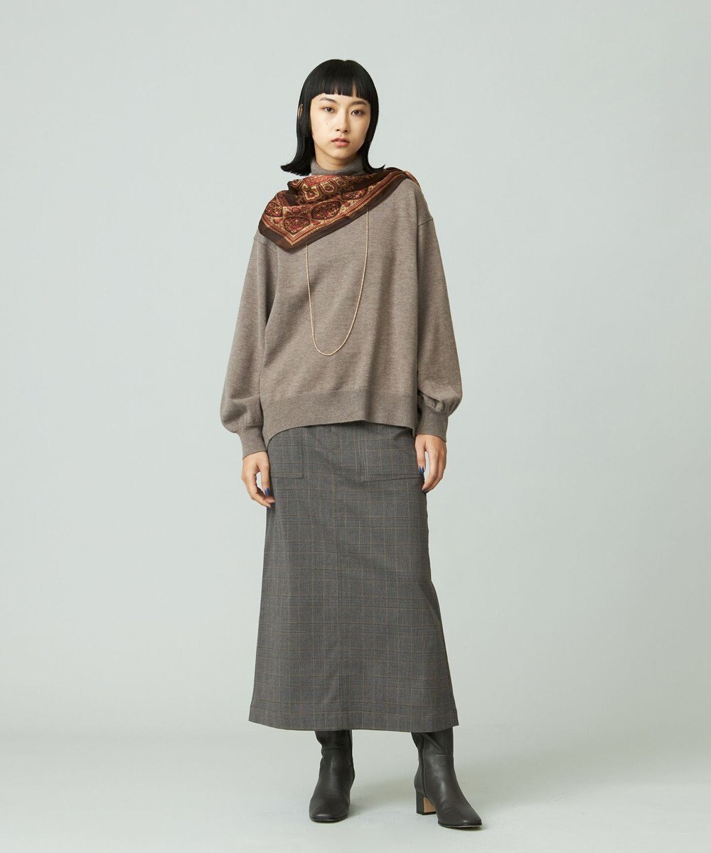 J.PRESS YORK STREET 【WOMEN】ANTI PILLING WOOL ロールネックニット 