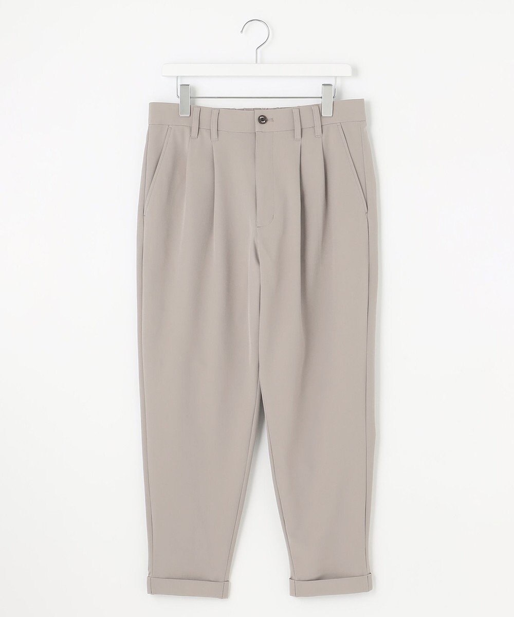 23区GOLF 【23Fondation/MEN】【ストレッチ】ツータックルーズ  テーパードパンツ 